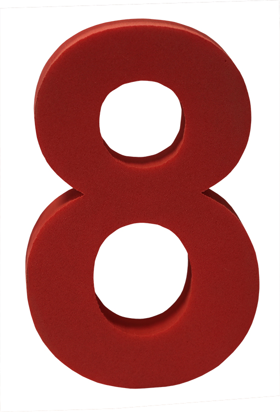 LOTE 5 MINITAPICES NUMEROS COLORES VARIADOS - Imagen 8