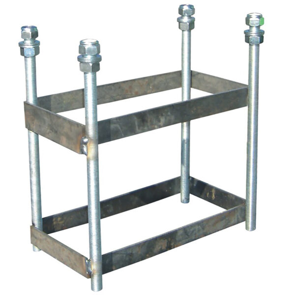 JGO CANASTAS ANTIVANDALICAS BALONCESTO NEW TUBO 114 MM GALVANIZADAS -INCLUYE AROS, REDES Y TABLEROS- - Imagen 3