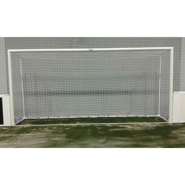 JUEGO PORTERÍAS FÚTBOL INDOOR METALICAS TRASLADABLES TUBO 80 MM