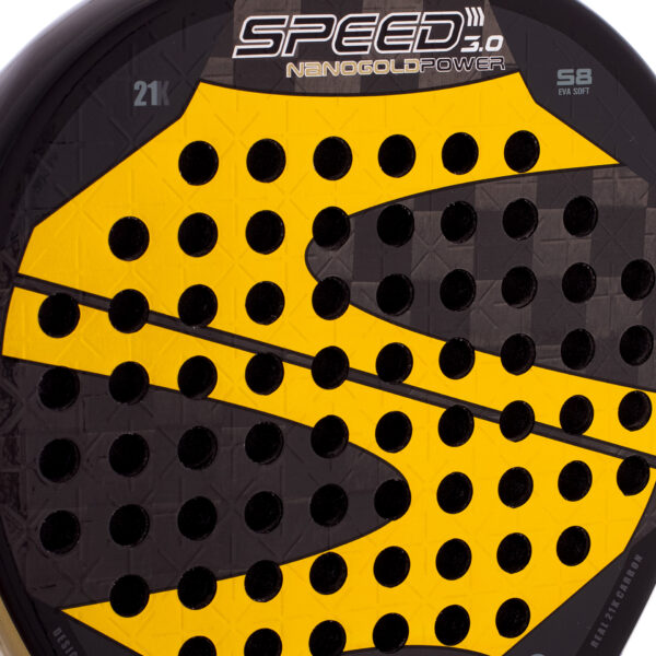 PALA PÁDEL SOFTEE SPEED GOLD POWER 3.0 NANO MESH - Imagen 7