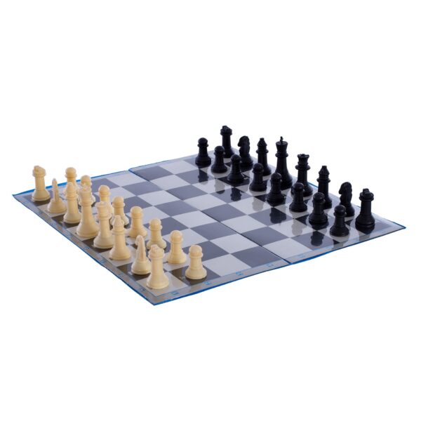 TABLERO AJEDREZ 33 CM PLEGABLE -INCLUYE FICHAS SENCILLAS- - Imagen 6