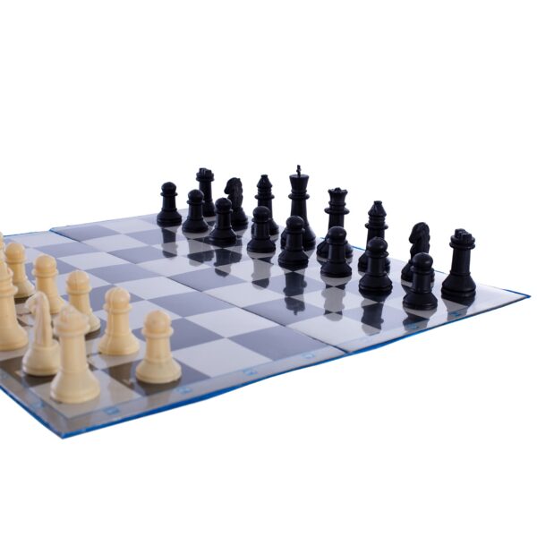 TABLERO AJEDREZ 33 CM PLEGABLE -INCLUYE FICHAS SENCILLAS- - Imagen 7