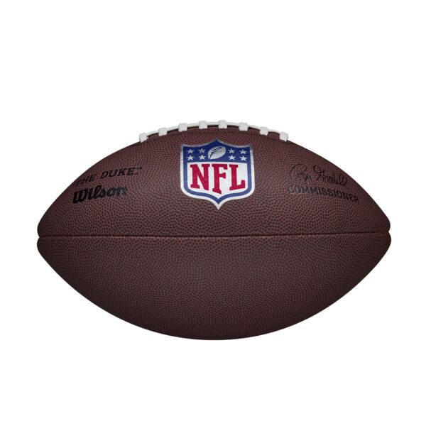 BALÓN FÚTBOL AMERICANO WILSON NFL DUKE RÉPLICA - CON EXPOSITOR - - Imagen 4