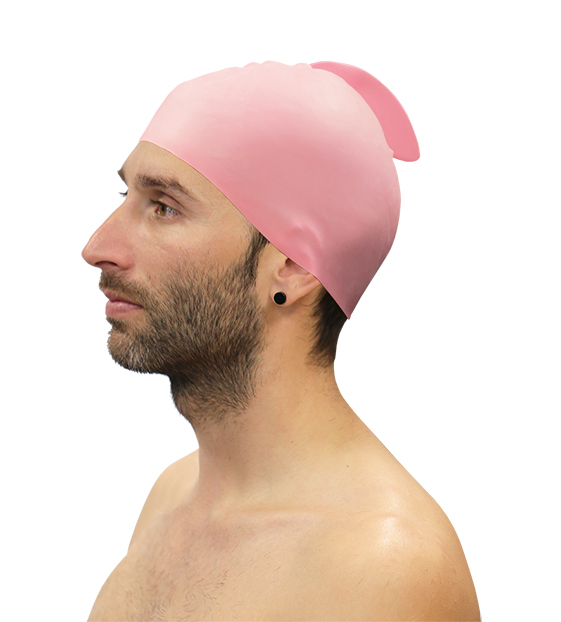 LOTE 10 GORROS NATACIÓN SILICONA CON ALETA SOFTEE - Imagen 2