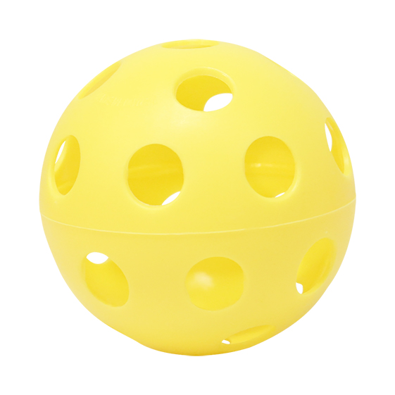 LOTE 5 PELOTAS HOCKEY/FLOORBALL CON AGUJEROS 100MM - Imagen 2