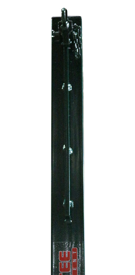 JUEGO POSTES DE VOLEIBOL METÁLICOS CUADRADOS 80X80MM FIJOS - Imagen 2
