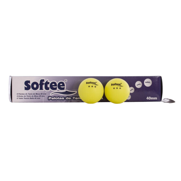 CAJA 6UDS PELOTAS TENIS DE MESA 40MM SOFTEE - Imagen 4