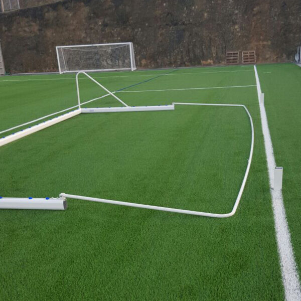 JUEGO DE 2 BASES PORTERÍAS FÚTBOL 11 PARA RECOGIDA DE RED - Imagen 3
