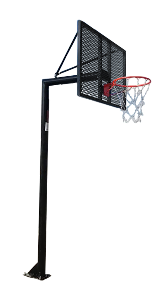 JUEGO DE 2 CANASTAS ANTIVANDALICAS MINIBASKET NEW TUBO 114 MM LACADA -INCLUYE AROS, REDES Y TABLEROS- - Imagen 3