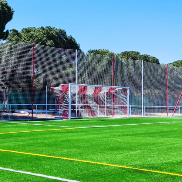JUEGO DE 2 REDES FUTBOL 11 4 MM POLIPROPILENO MALLA 120 TIPO CAJÓN BICOLOR - Imagen 2