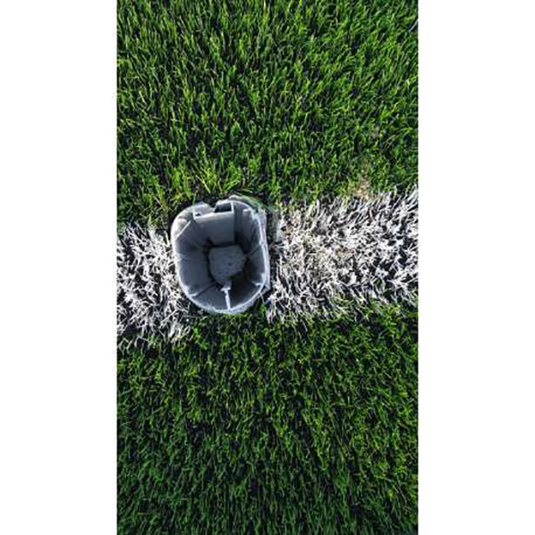 JUEGO PORTERÍAS ALUMINIO FÚTBOL 7 90 MM FIJAS - Imagen 2