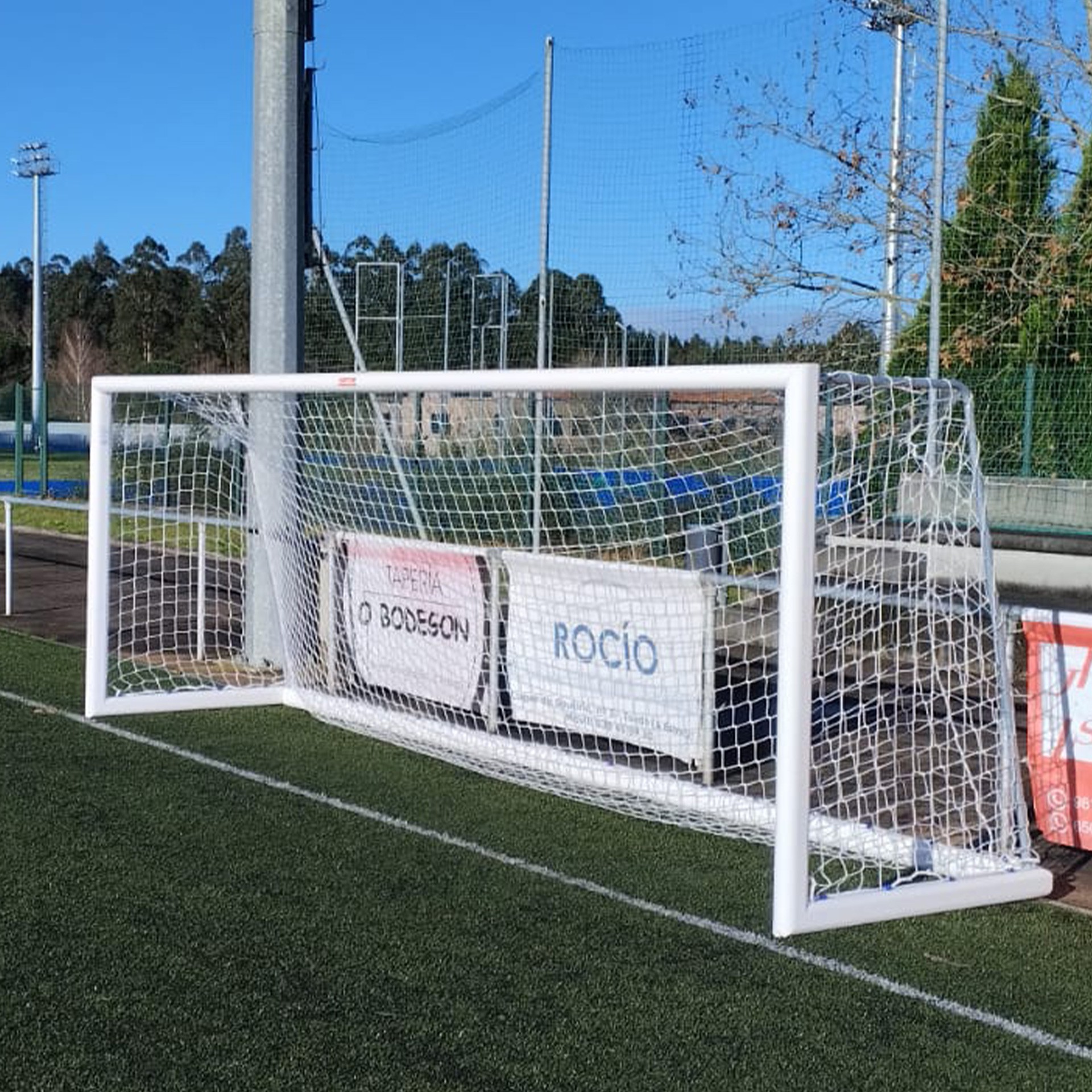 JUEGO PORTERÍAS ALUMINIO FÚTBOL 7  120X100 MM TRASLADABLES - Imagen 3