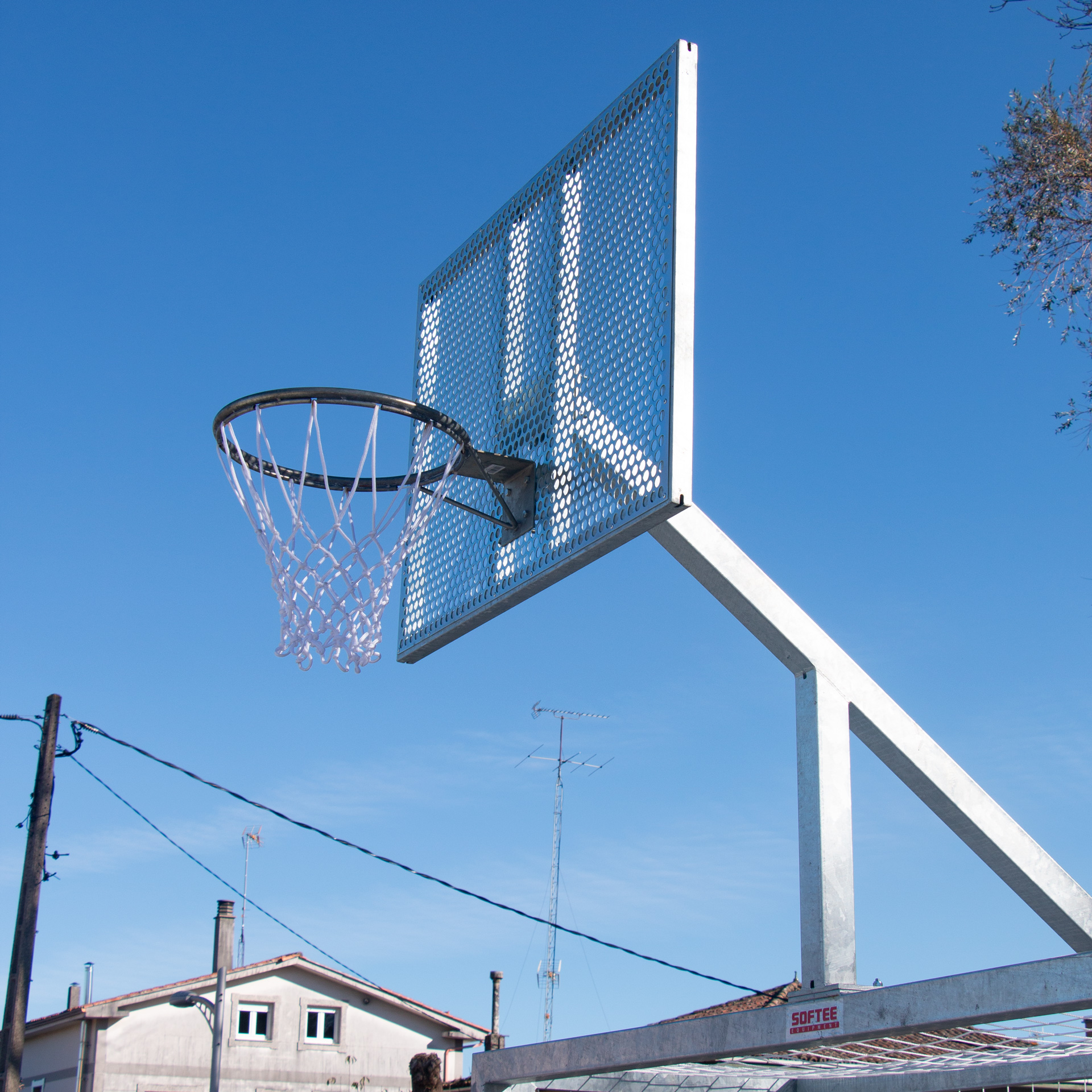 JUEGO PORTERÍAS GALVANIZADAS FÚTBOL SALA/BALONMANO - CANASTA BASKET - Imagen 7