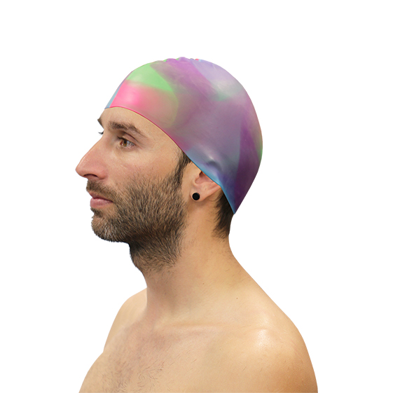 LOTE 10 GORROS NATACIÓN SILICONA MULTICOLOR SURTIDO - Imagen 2