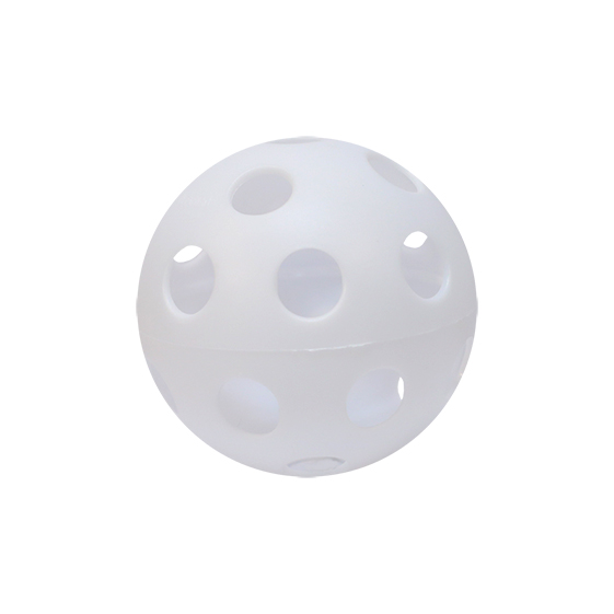 LOTE 5 PELOTAS HOCKEY/FLOORBALL CON AGUJEROS 70MM - Imagen 2