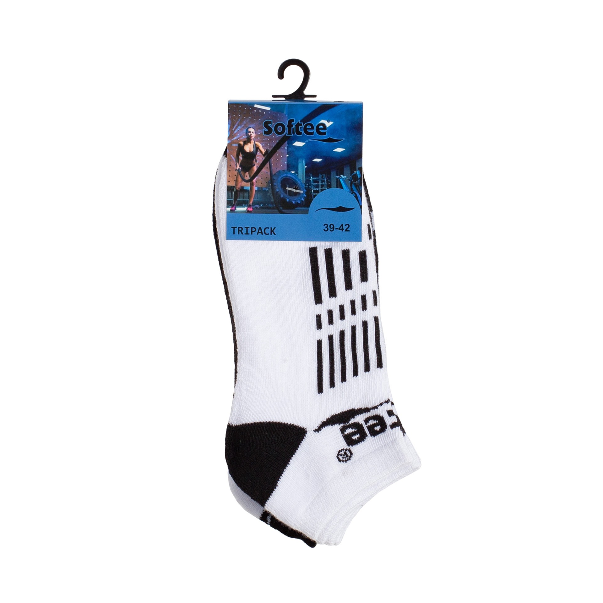 PACK 3 PARES CALCETINES SOFTEE RACE CAÑA BAJA - Imagen 5