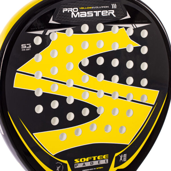 PALA PÁDEL SOFTEE PRO MASTER EVOLUTION YELLOW - Imagen 4