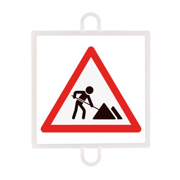 PANEL DE SEÑALIZACION TRAFICO DE PELIGRO Nº 7 (OBRAS) - Imagen 2