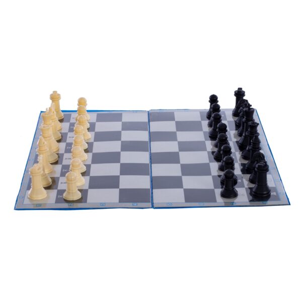 TABLERO AJEDREZ 33 CM PLEGABLE -INCLUYE FICHAS SENCILLAS- - Imagen 5