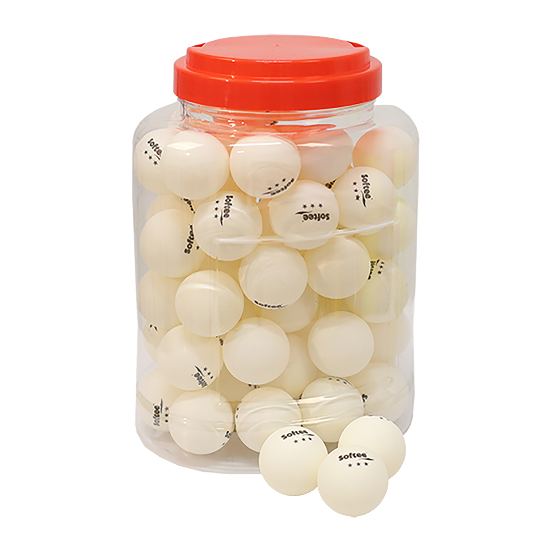 TARRO 60 PELOTAS TENIS DE MESA SOFTEE 40MM - Imagen 3