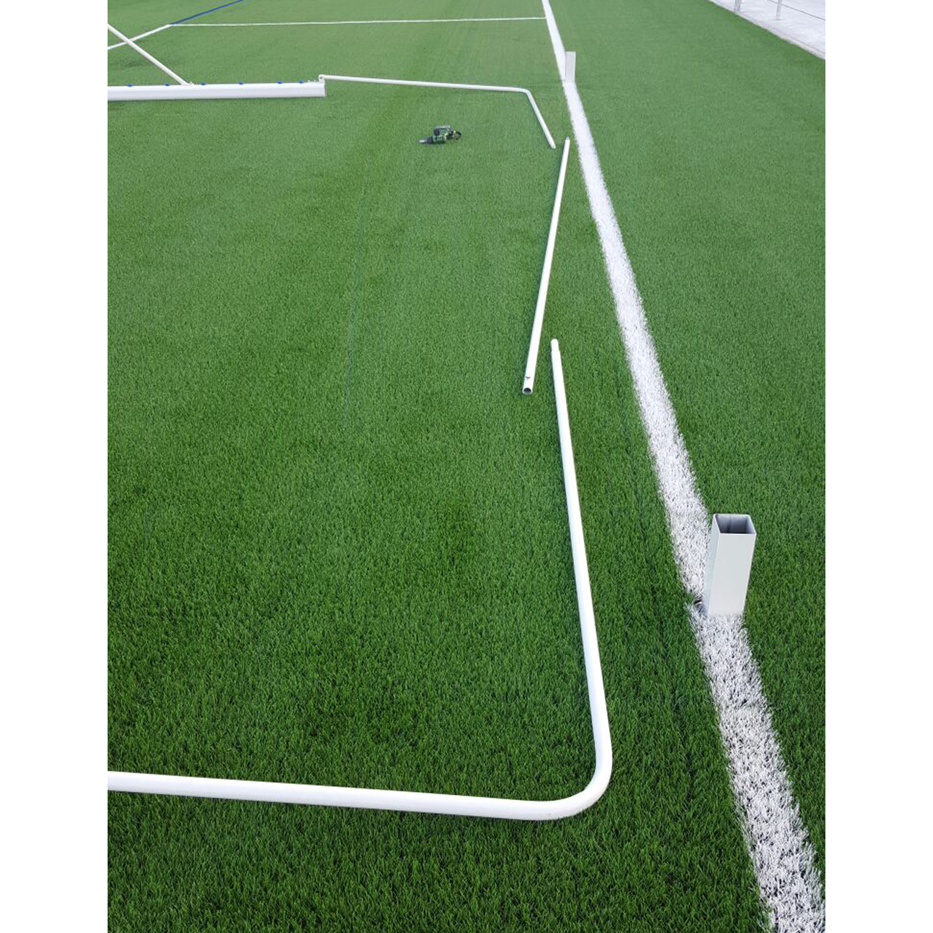 JUEGO DE 2 BASES PORTERÍAS FÚTBOL 11 PARA RECOGIDA DE RED - Imagen 5