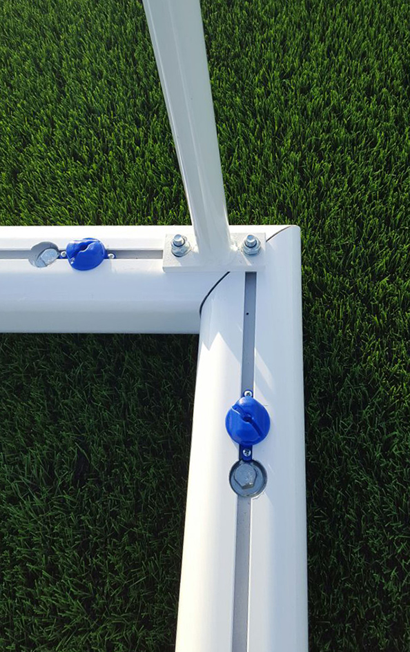 JUEGO PORTERÍAS ALUMINIO FÚTBOL 11  120X100 MM TRASLADABLES - Imagen 3