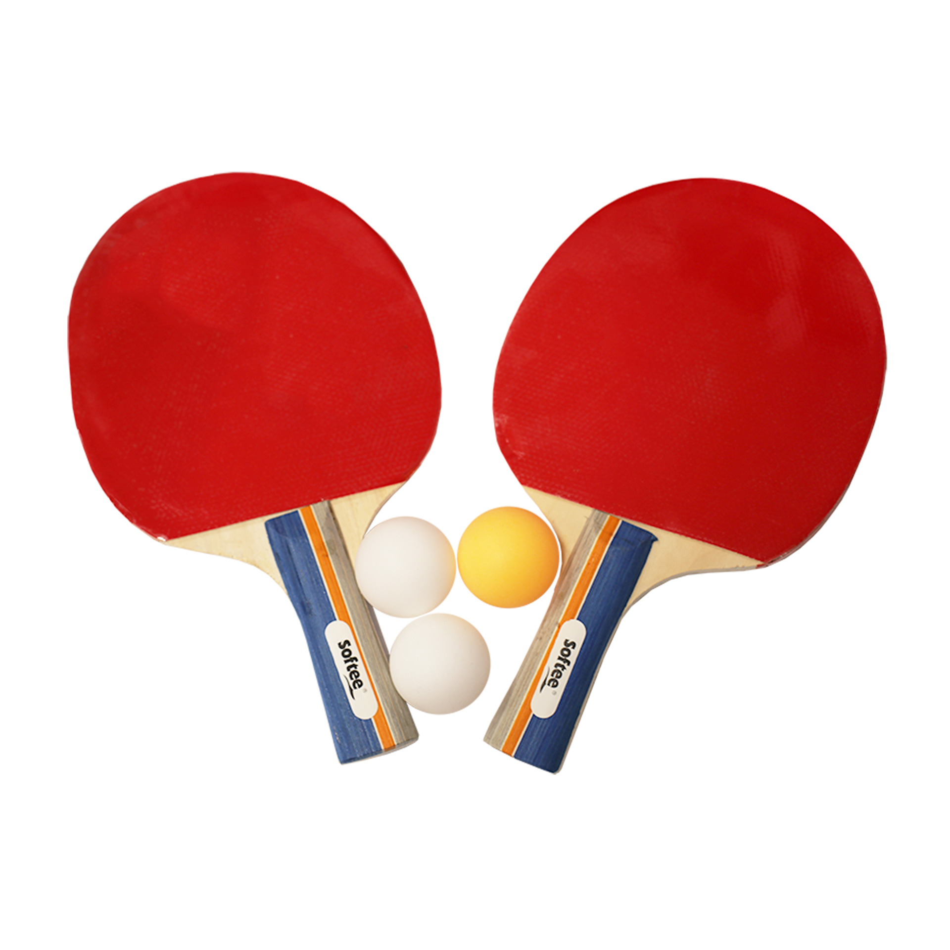 JUEGO RAQUETAS DE TENIS DE MESA CON 3 PELOTAS SOFTEE SATURN - Imagen 3