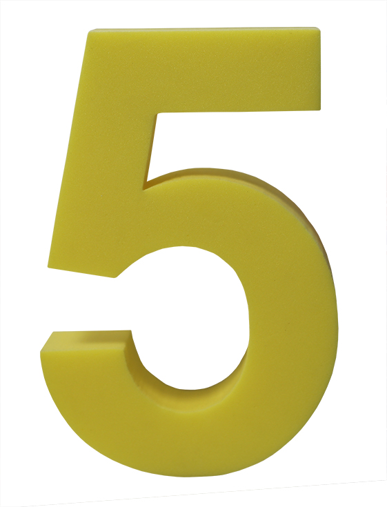 LOTE 5 MINITAPICES NUMEROS COLORES VARIADOS - Imagen 4