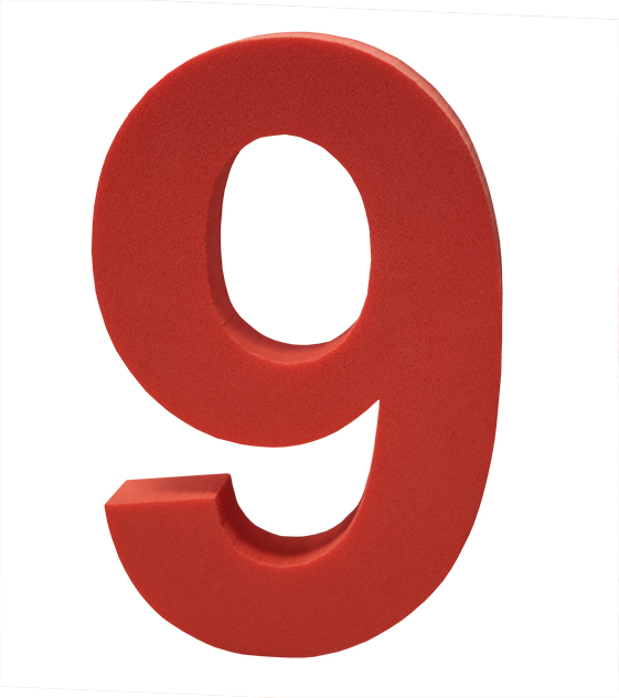 LOTE 5 MINITAPICES NUMEROS COLORES VARIADOS - Imagen 8