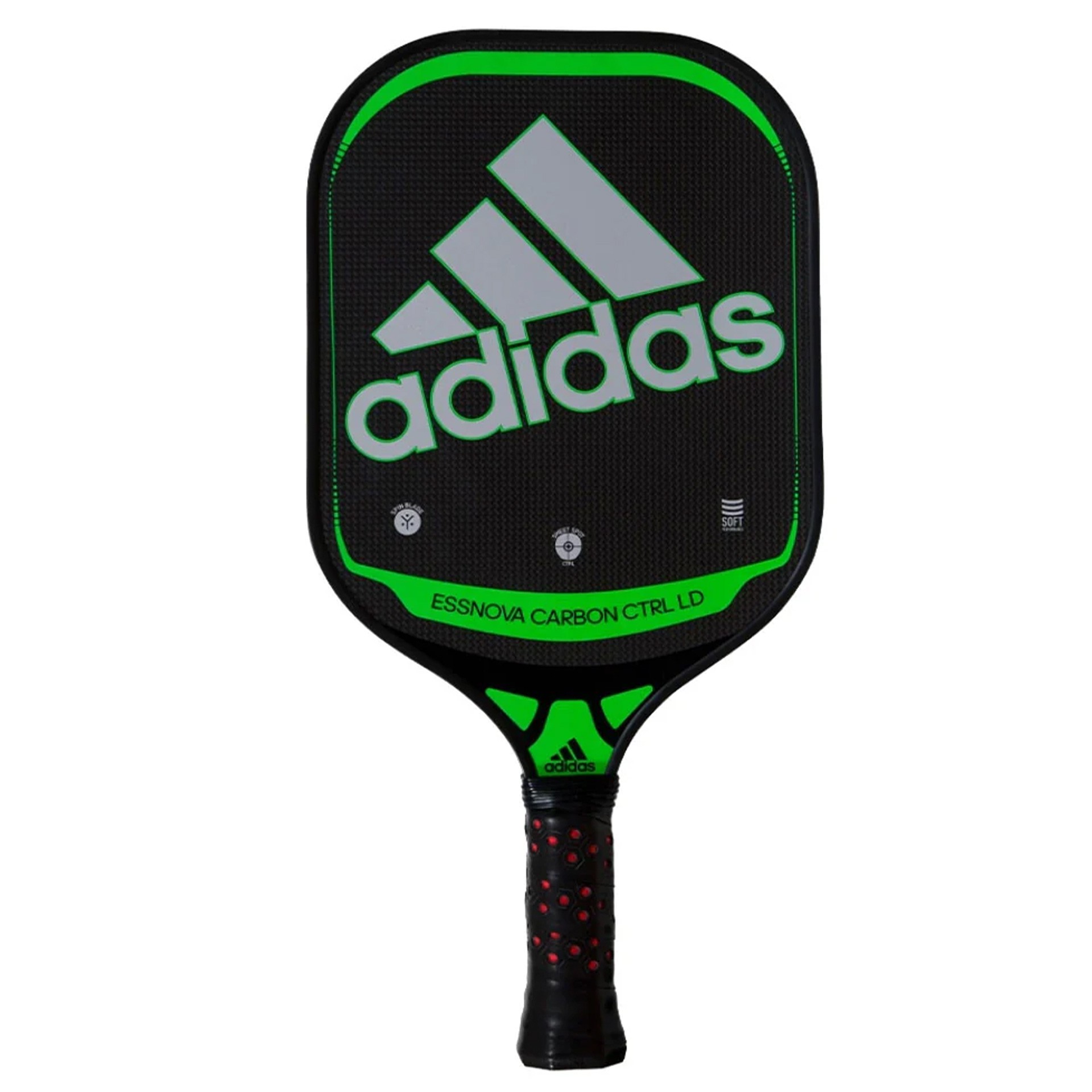 PALA PICKLEBALL ADIDAS ESSNOVA CARBON CTRL LD GREEN - Imagen 2