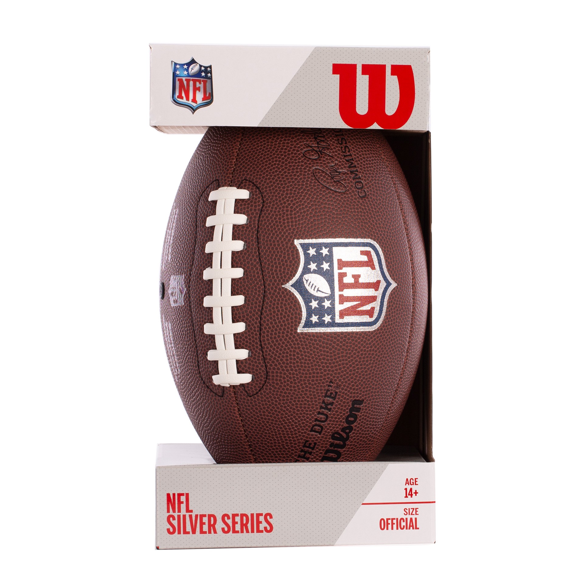 BALÓN FÚTBOL AMERICANO WILSON NFL DUKE RÉPLICA - CON EXPOSITOR - - Imagen 2