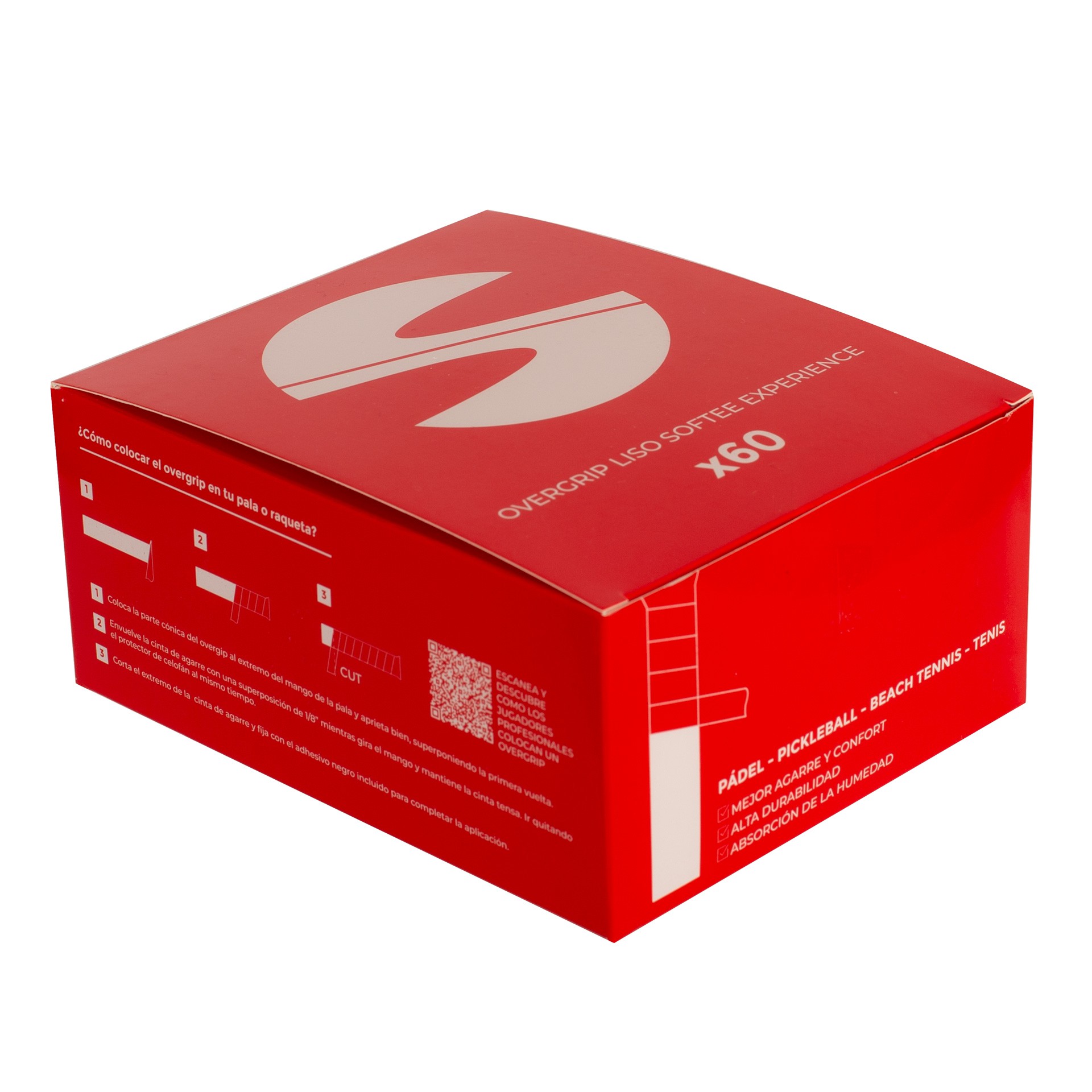 CAJA 60 OVERGRIPS LISOS SOFTEE EXPERIENCE - Imagen 3
