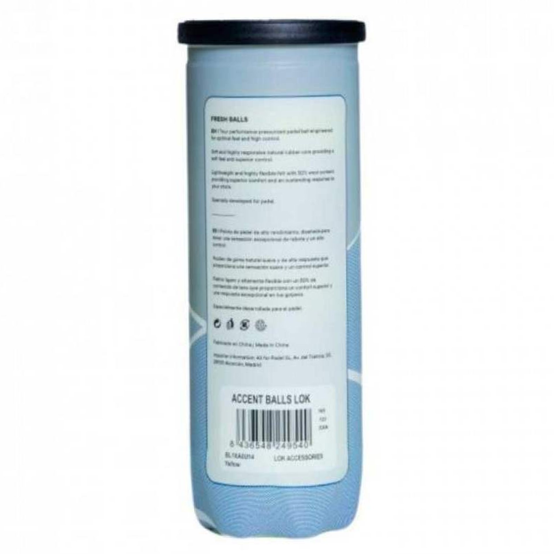 BOTE DE 3 PELOTAS DE PÁDEL LOK FRESH - Imagen 2