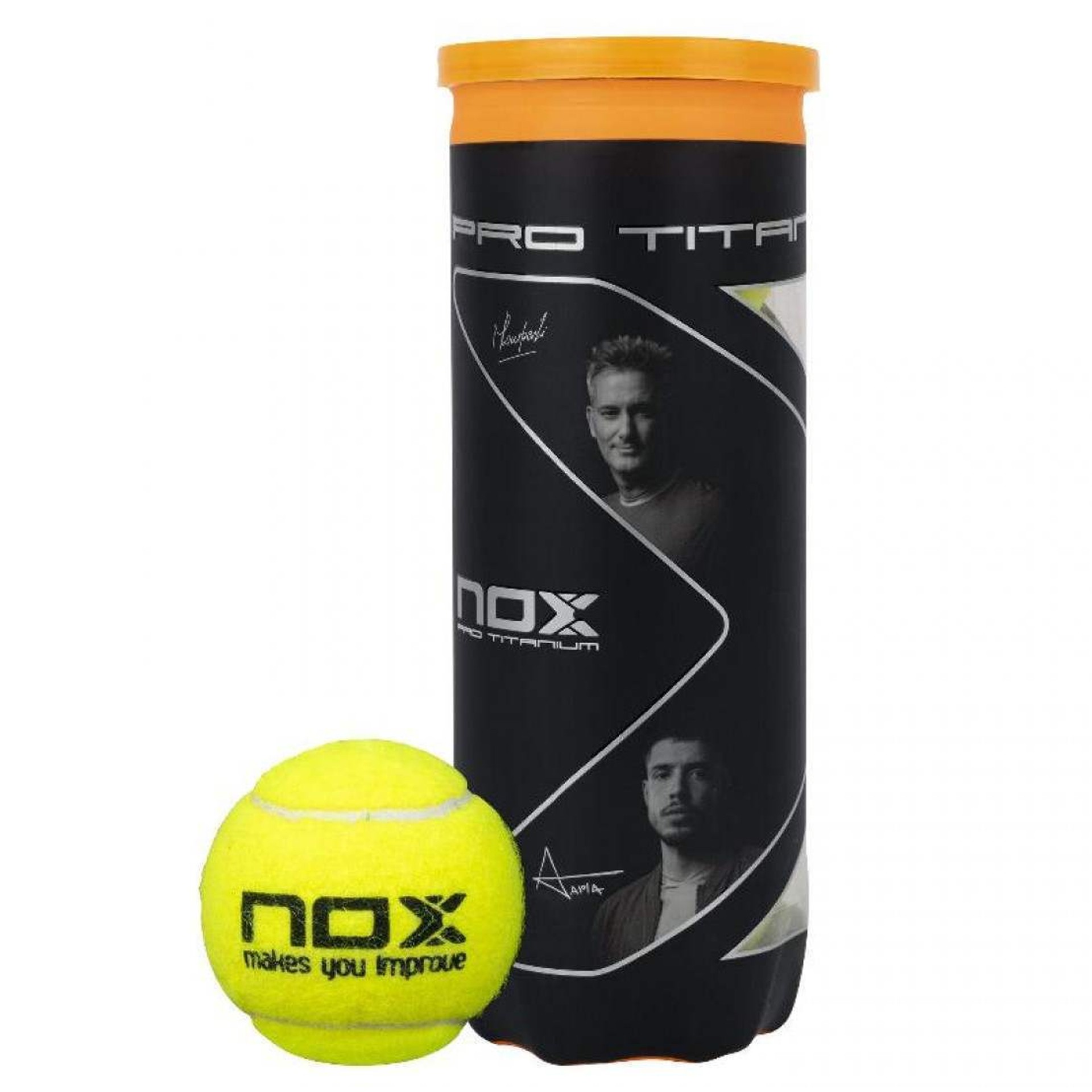 BOTE DE 3 PELOTAS DE PÁDEL NOX PRO TITANIUM - Imagen 3