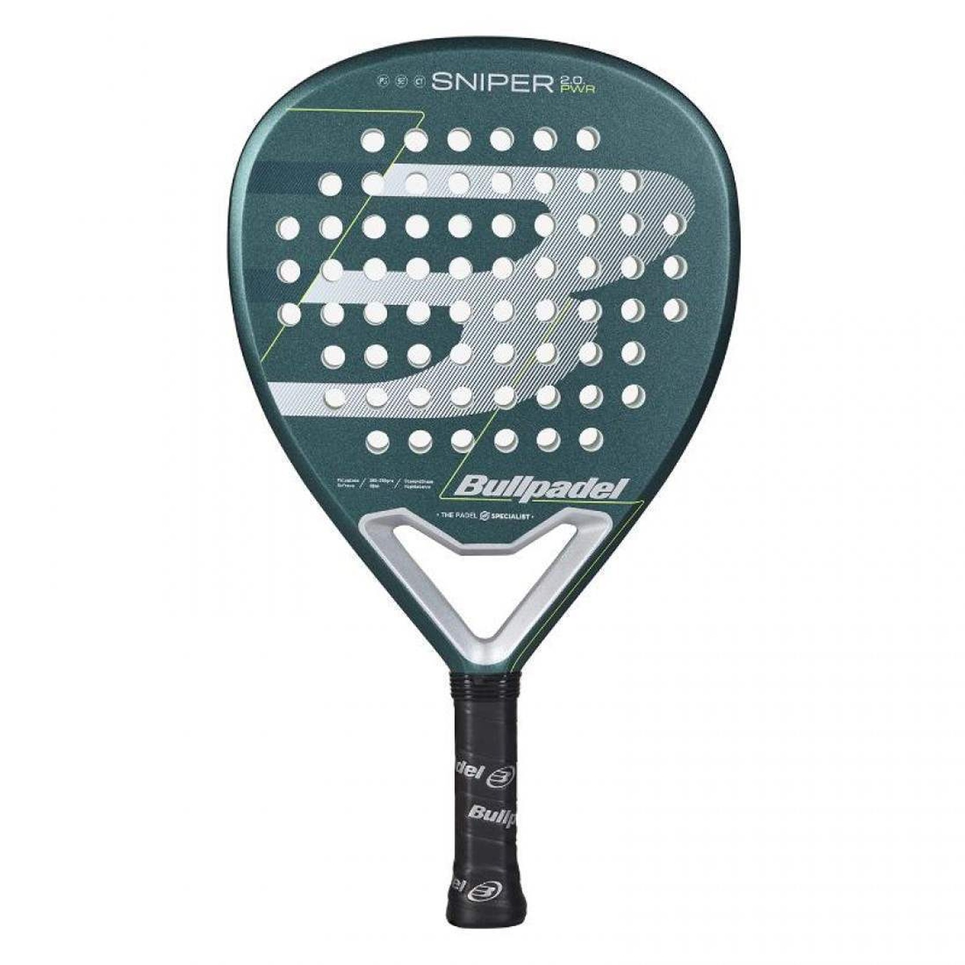 PALA DE PÁDEL BULLPADEL SNIPER 2.0 POWER AZUL CLARO 2026 - Imagen 4