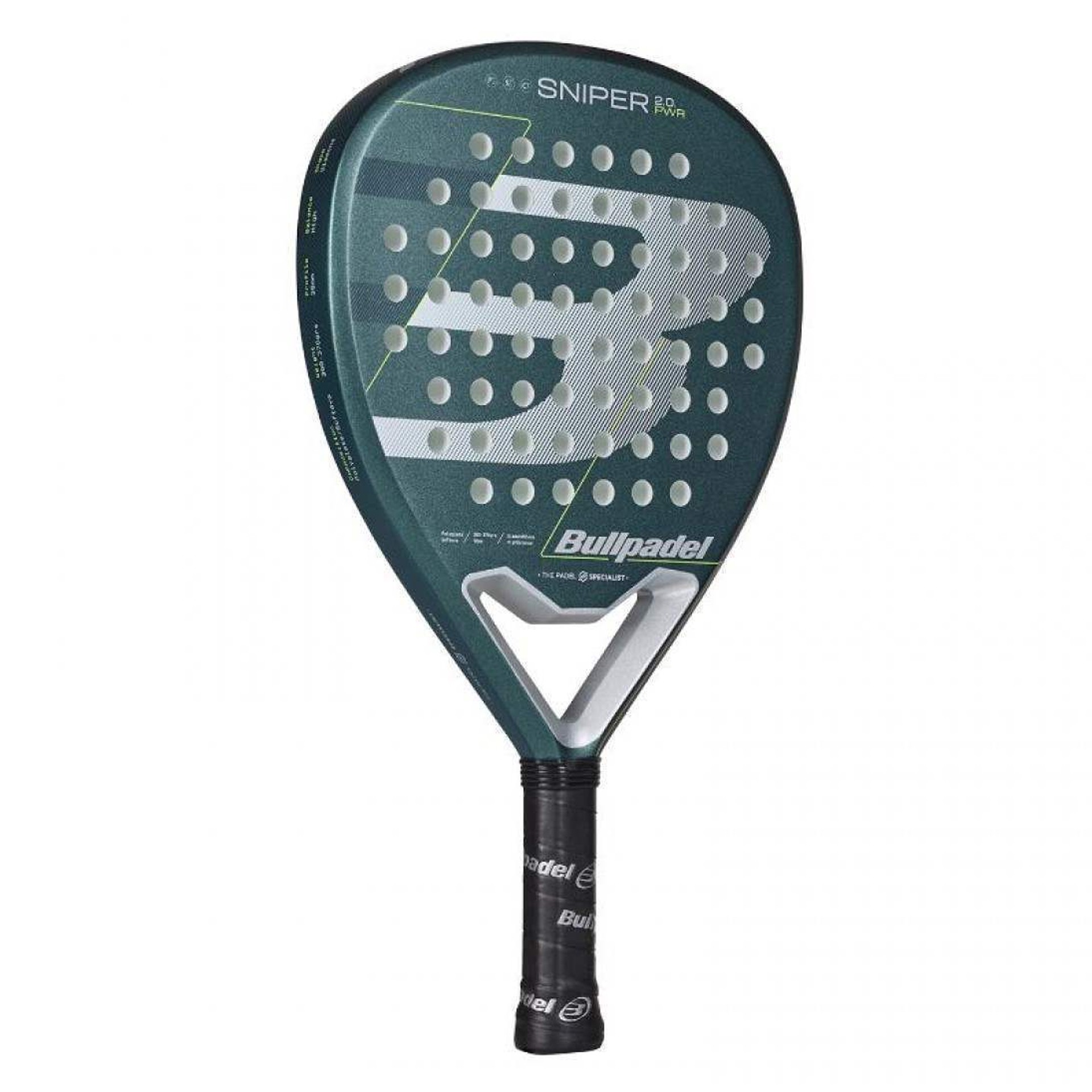PALA DE PÁDEL BULLPADEL SNIPER 2.0 POWER AZUL CLARO 2026 - Imagen 5