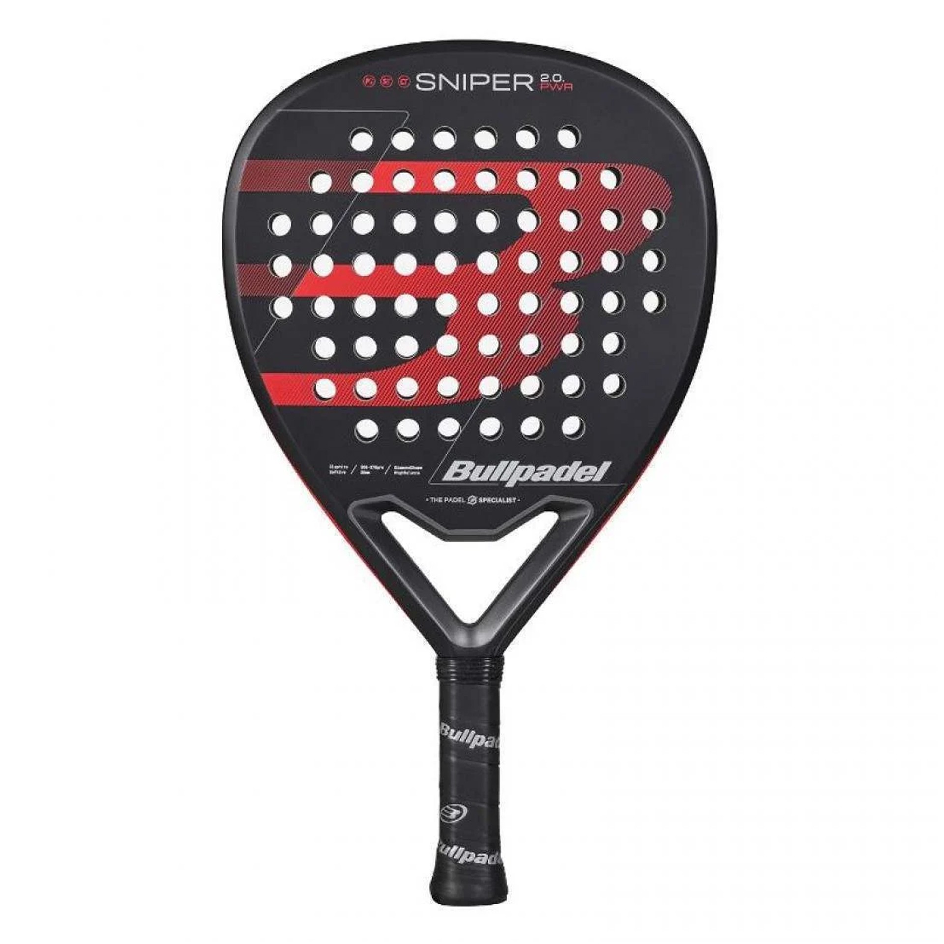 PALA DE PÁDEL BULLPADEL SNIPER 2.0 POWER NEGRO 2026 - Imagen 2
