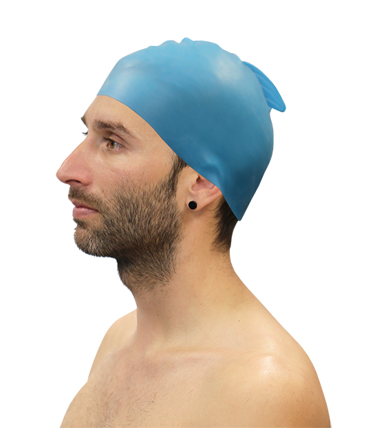 LOTE 10 GORROS NATACIÓN SILICONA CON ALETA SOFTEE - Imagen 3