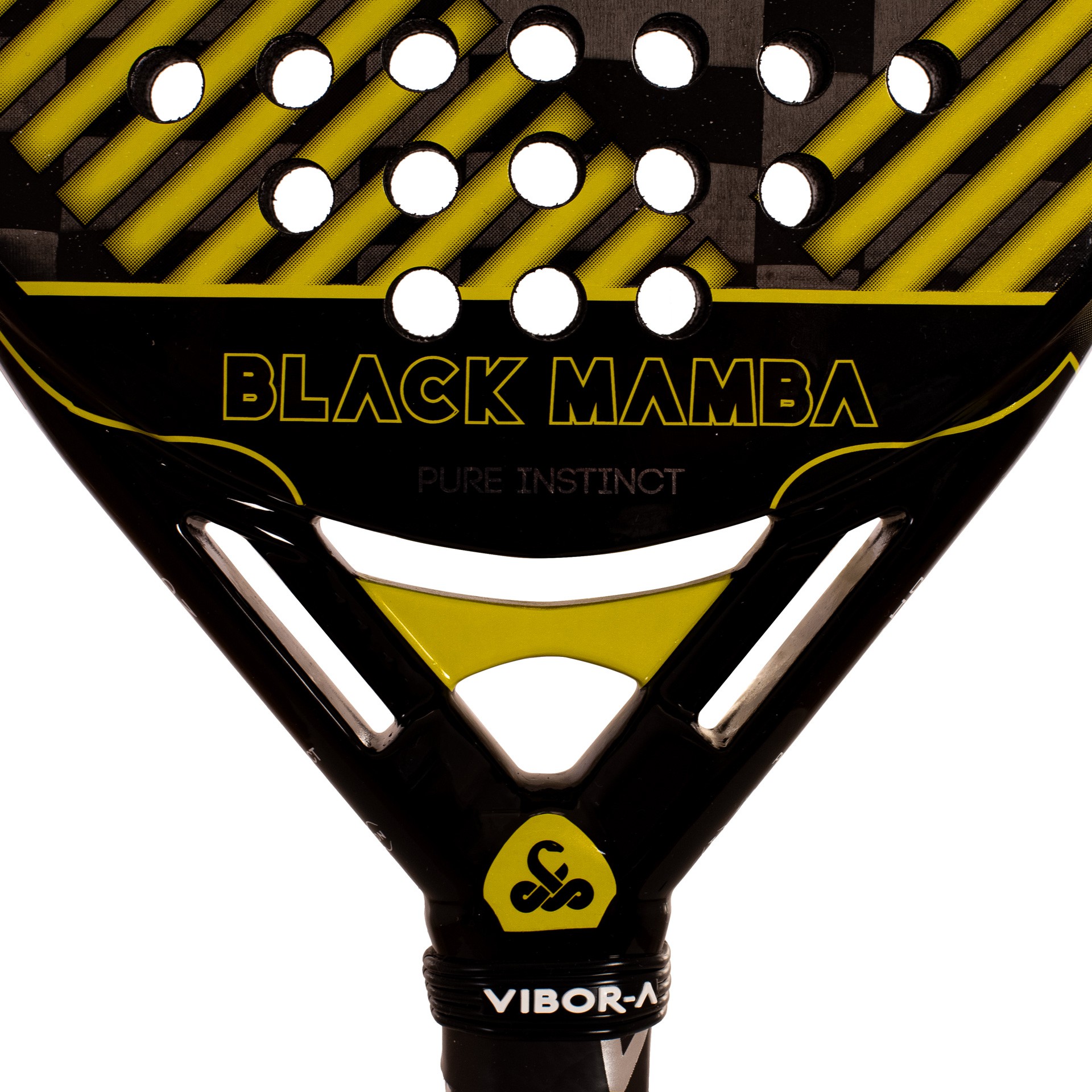 PALA DE PÁDEL VIBOR-A BLACK MAMBA EVO PRO BLACK - Imagen 2