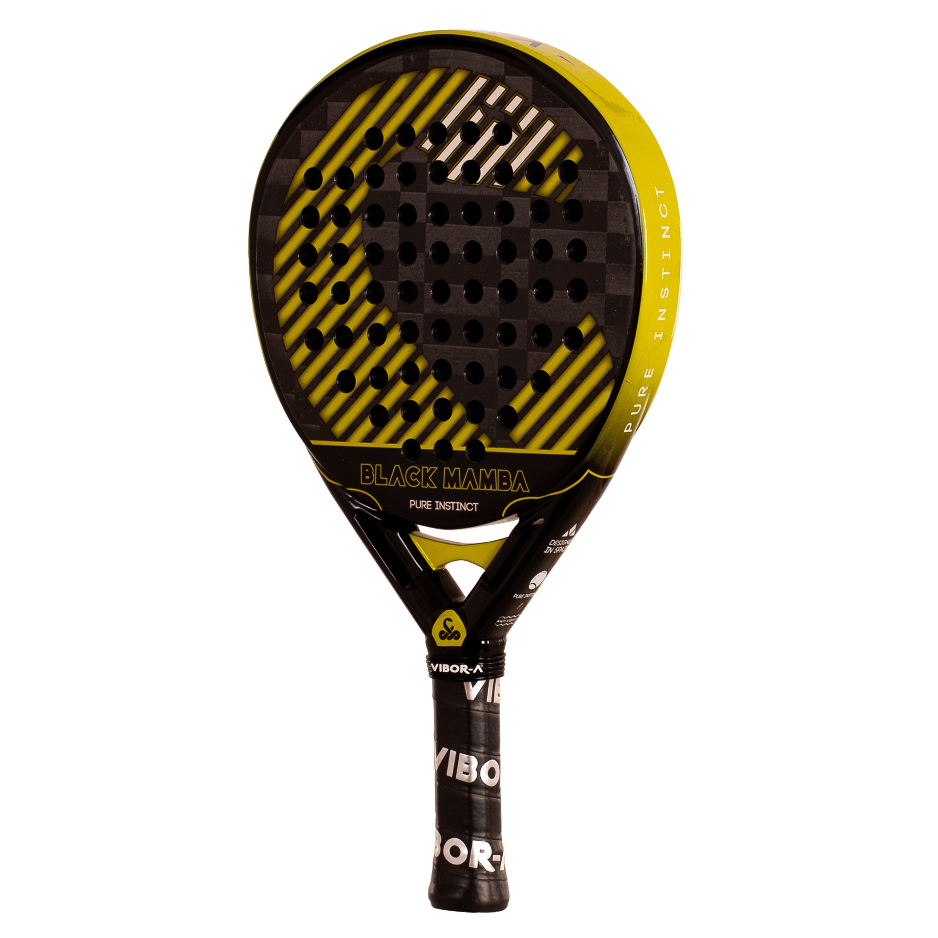 PALA DE PÁDEL VIBOR-A BLACK MAMBA EVO PRO BLACK - Imagen 5