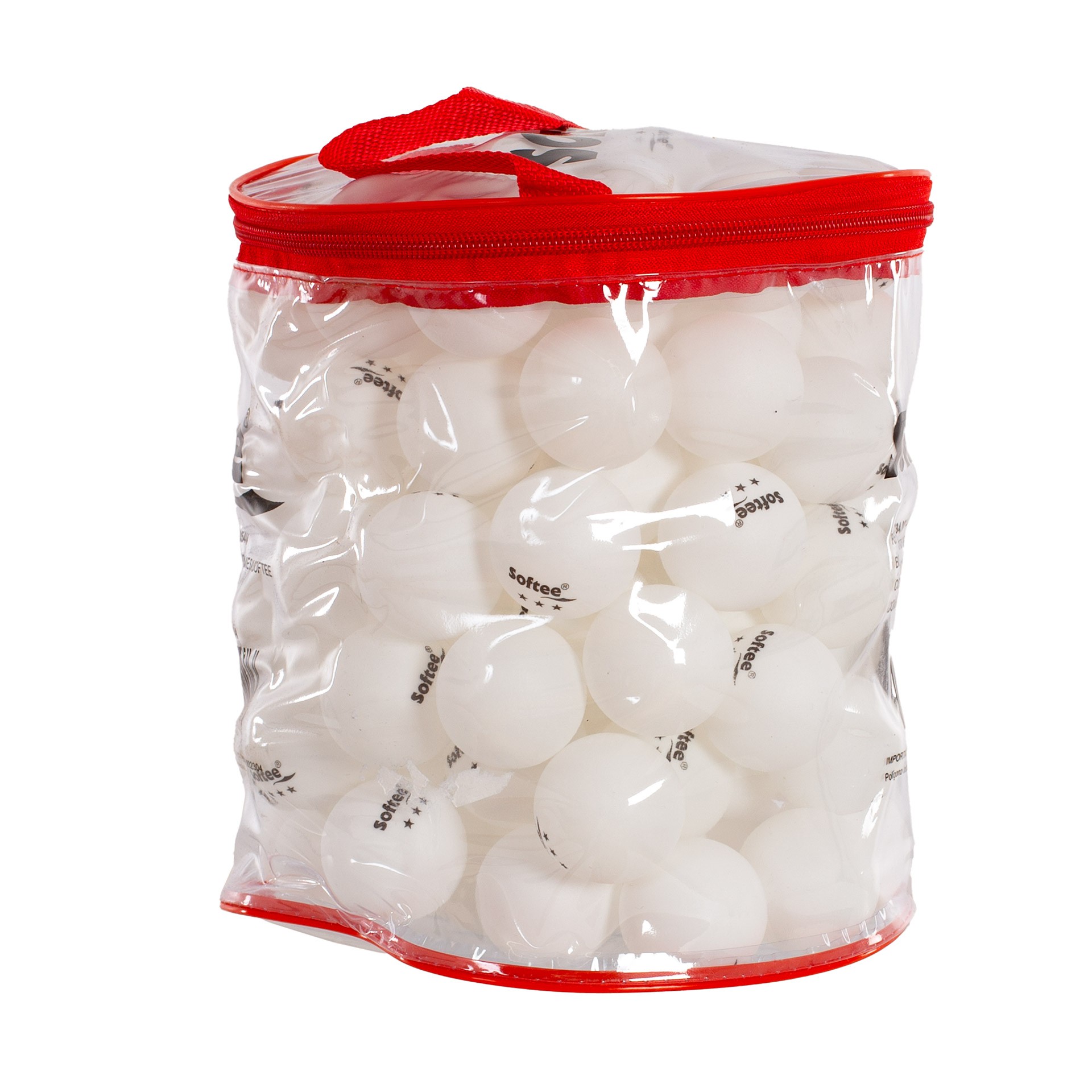 BOLSA 100 PELOTAS PP TENIS DE MESA SOFTEE - Imagen 18