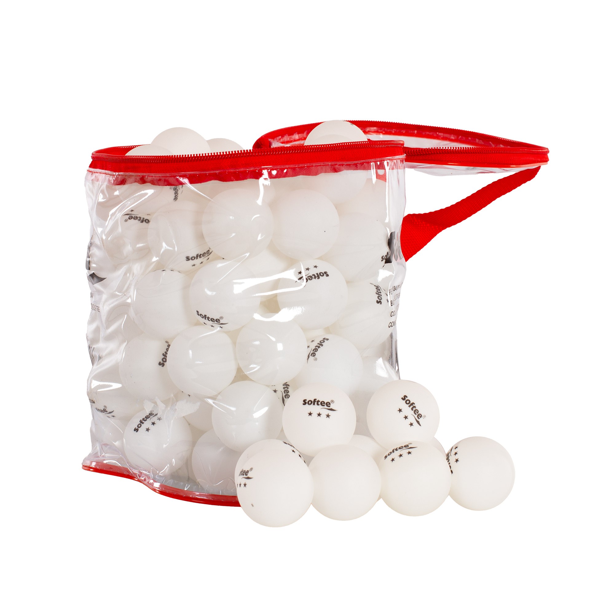 BOLSA 100 PELOTAS PP TENIS DE MESA SOFTEE - Imagen 22