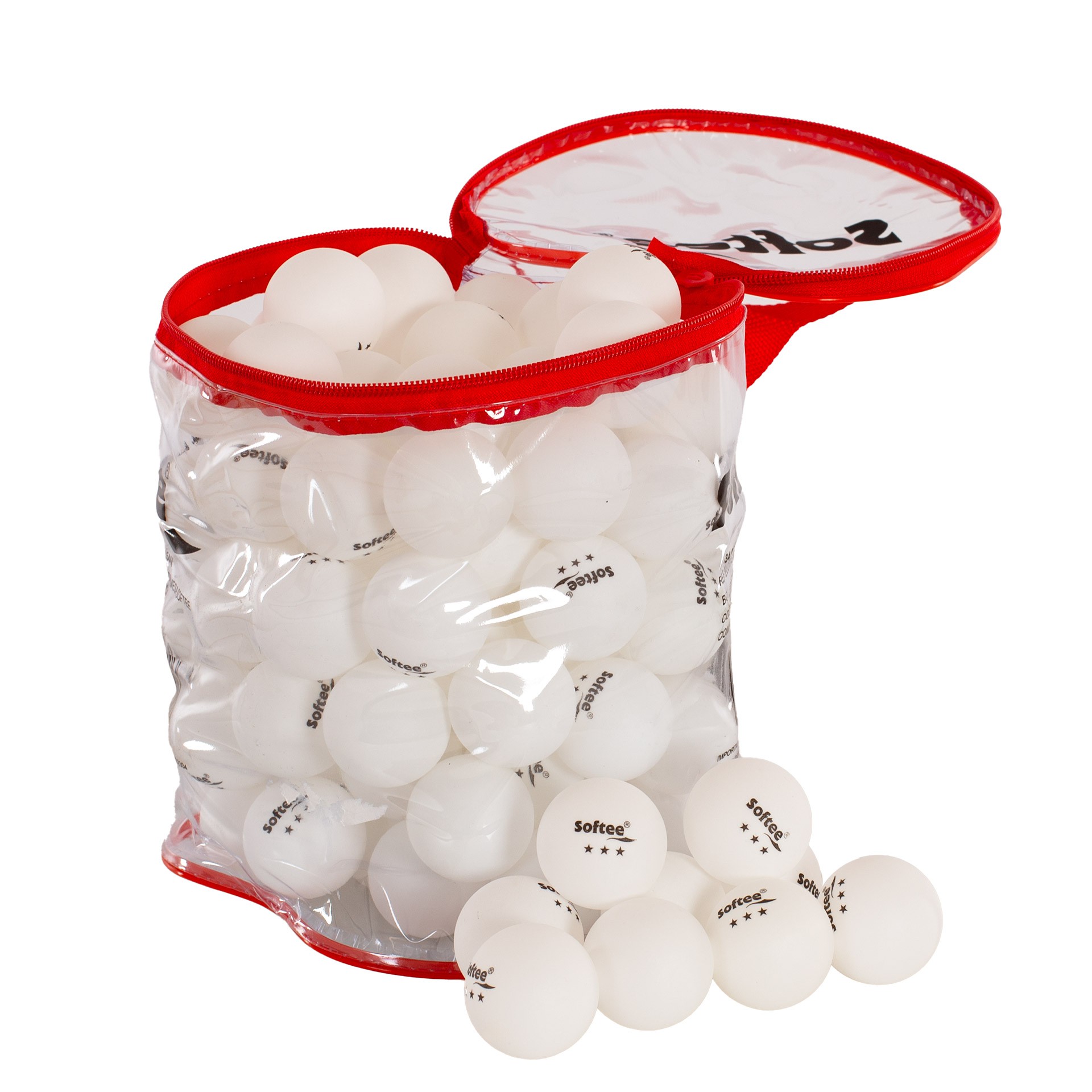 BOLSA 100 PELOTAS PP TENIS DE MESA SOFTEE - Imagen 21
