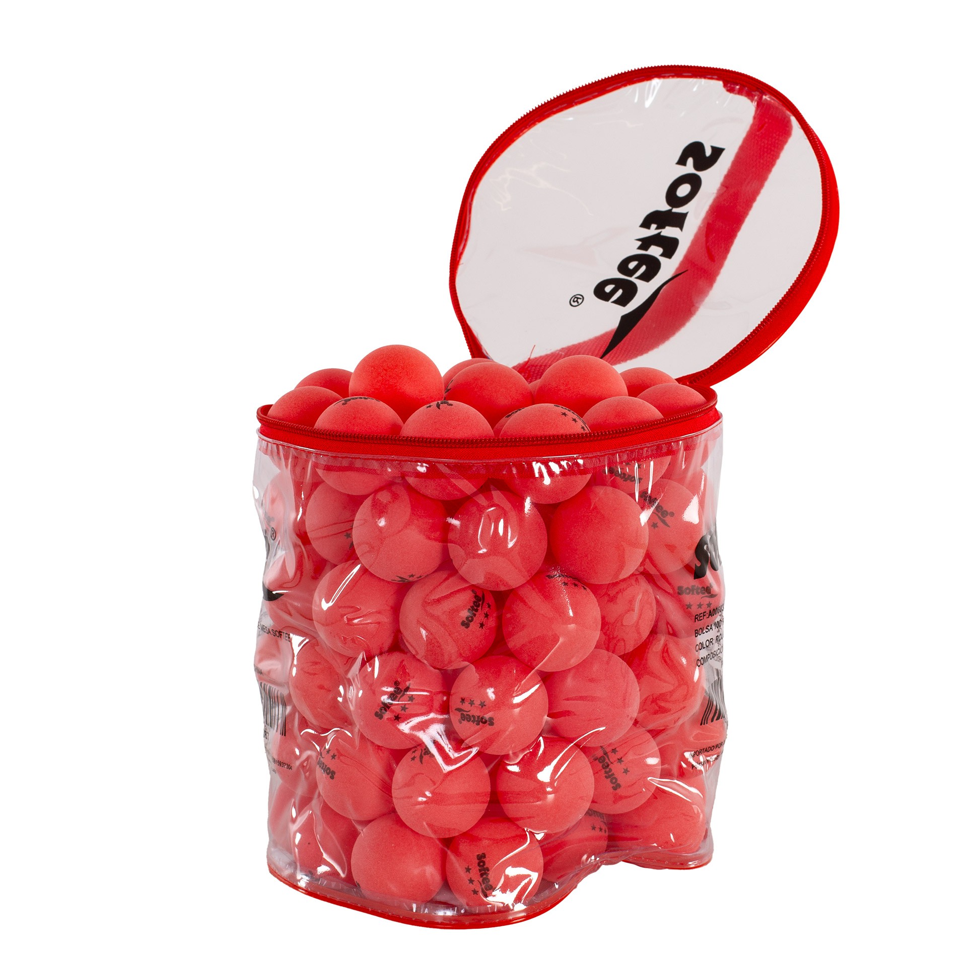 BOLSA 100 PELOTAS PP TENIS DE MESA SOFTEE - Imagen 4
