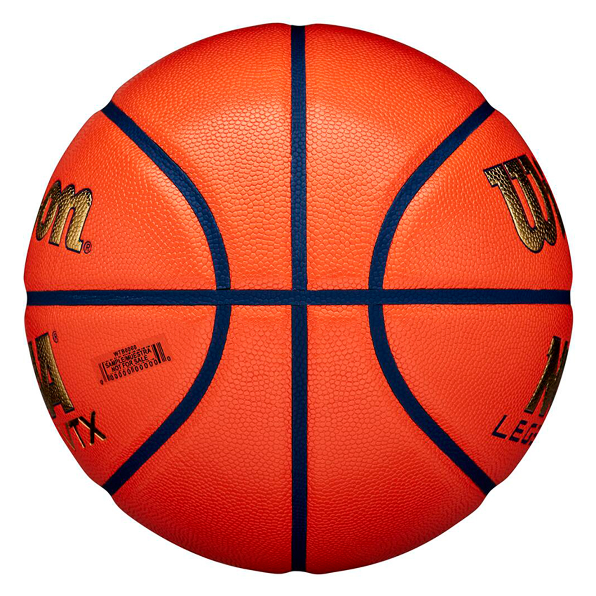 BALÓN BALONCESTO WILSON NCAA LEGEND VTX BSKT ORANGE/GOLD TALLA 7 - Imagen 4