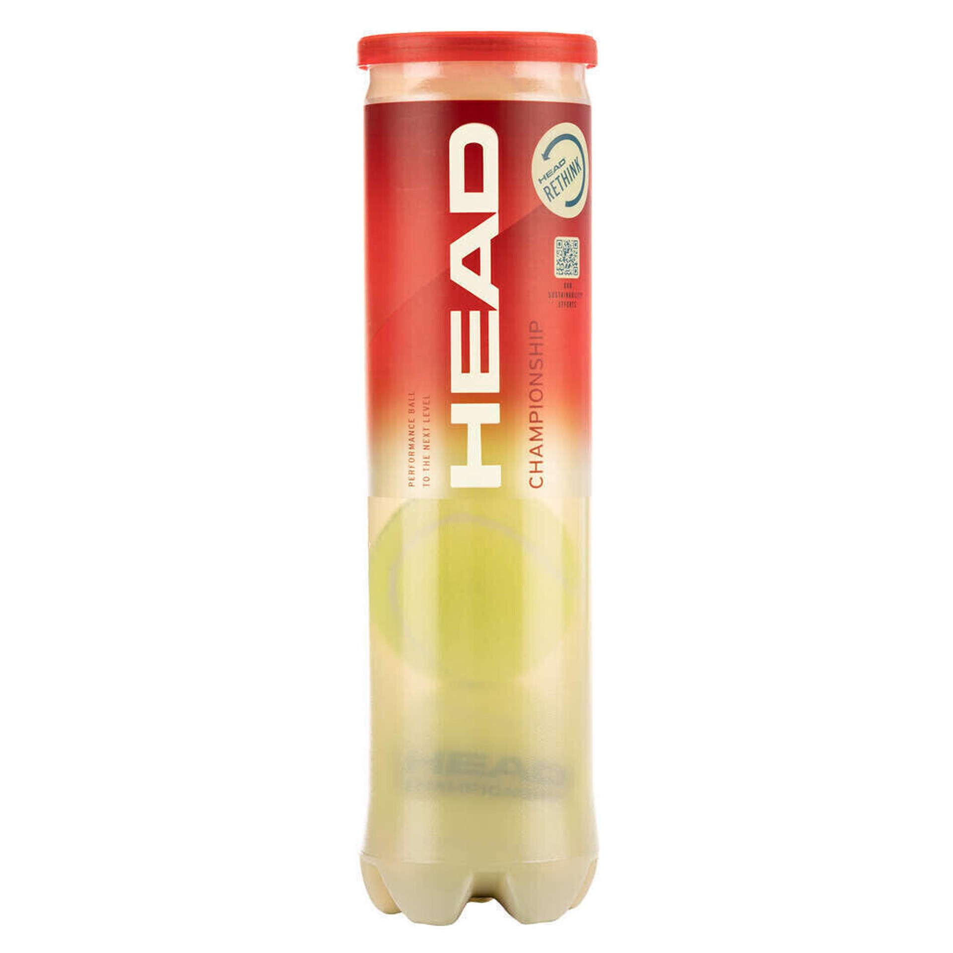 BOTE DE 4 PELOTAS DE TENIS HEAD CHAMPIONSHIP - Imagen 2