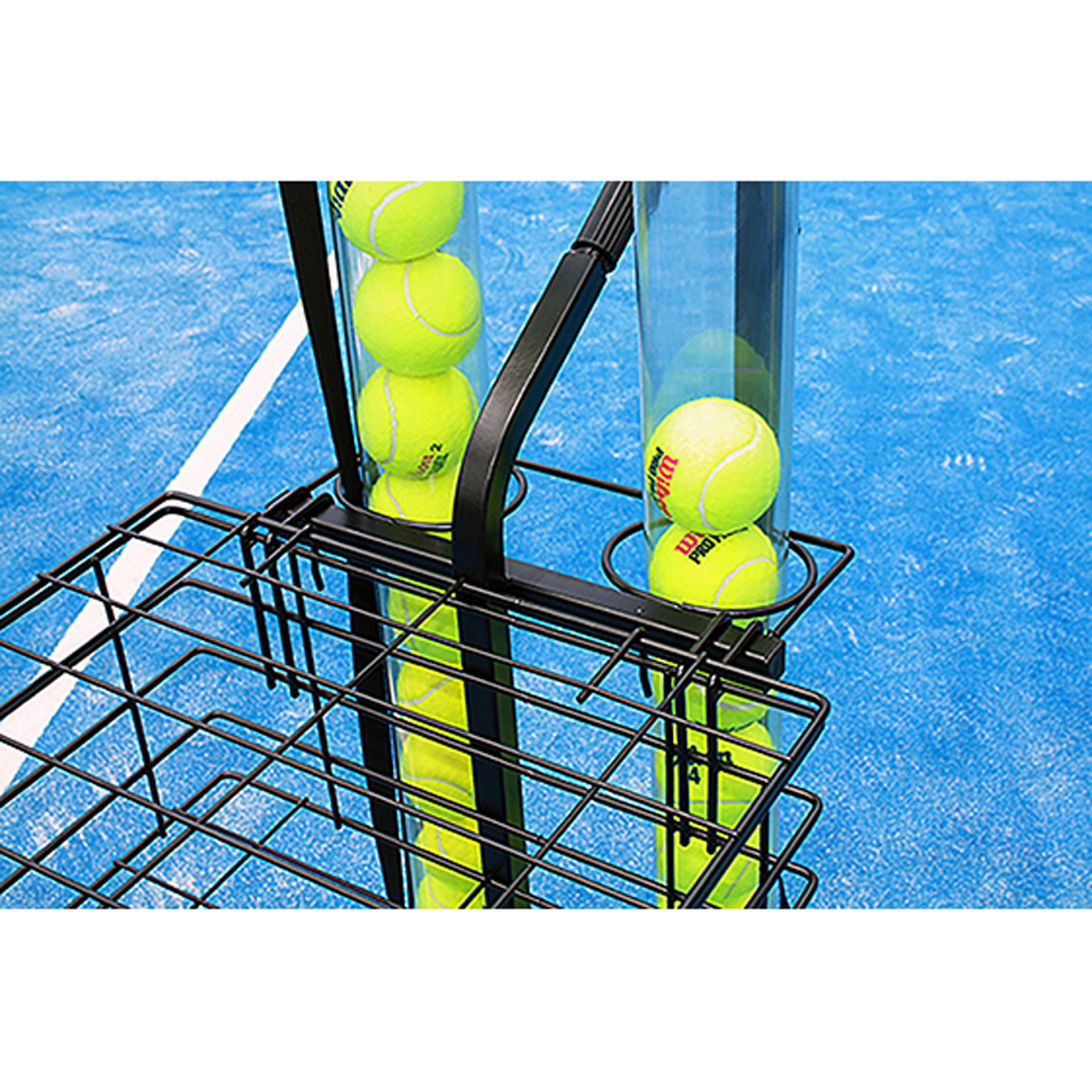 CARRO PORTAPELOTAS TENIS / PÁDEL 80 PELOTAS SOFTEE - Imagen 2