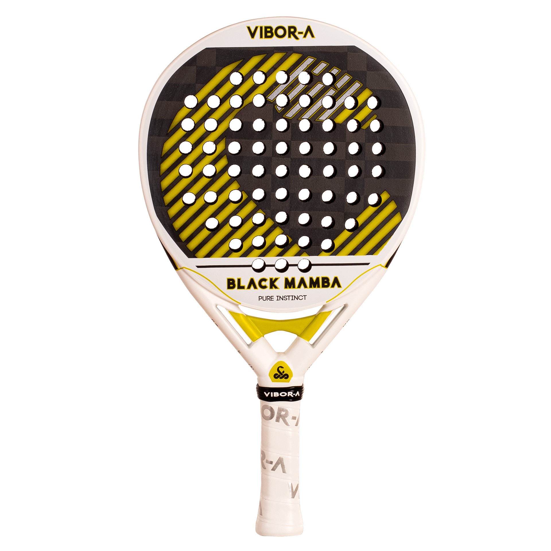 PALA DE PÁDEL VIBOR-A BLACK MAMBA EVO PRO WHITE - Imagen 3