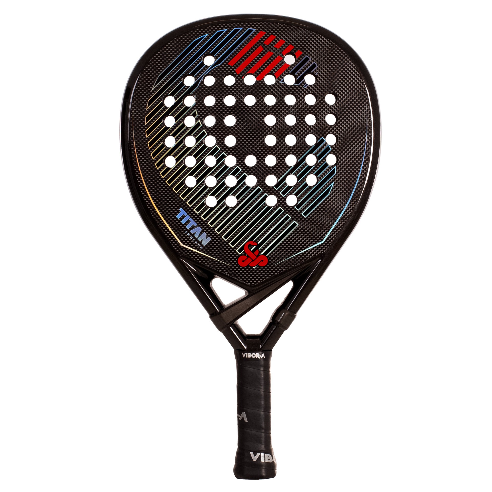PALA DE PÁDEL VIBOR-A TITAN 3K BLACK - Imagen 5