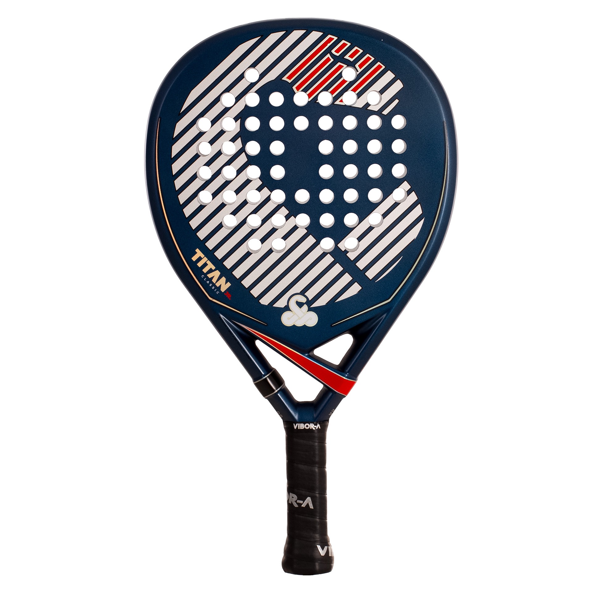 PALA DE PÁDEL VIBOR-A TITAN JUNIOR CLASSIC BLUE - Imagen 2